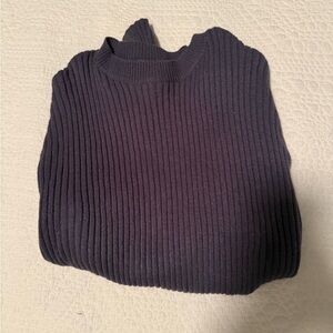 Ribbed blue Sweater